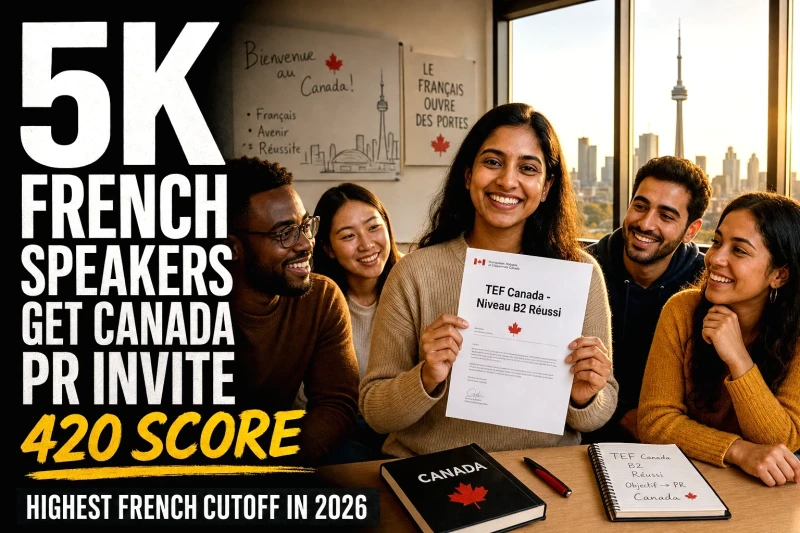 5,000 French Speakers Get Canada PR Invite in Latest Express Entry Draw – 420 Score